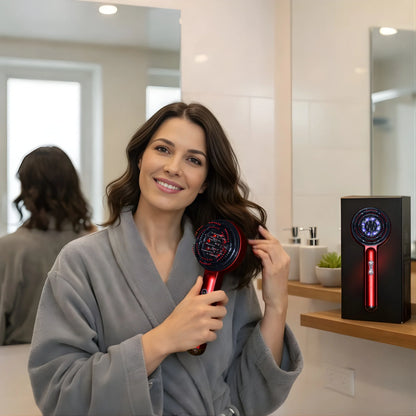 Masajeador Capilar Anticaída con Luz Roja