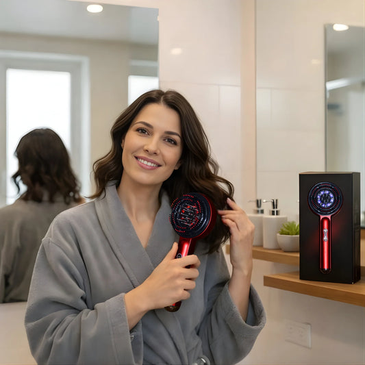 Masajeador Capilar Anticaída con Luz Roja